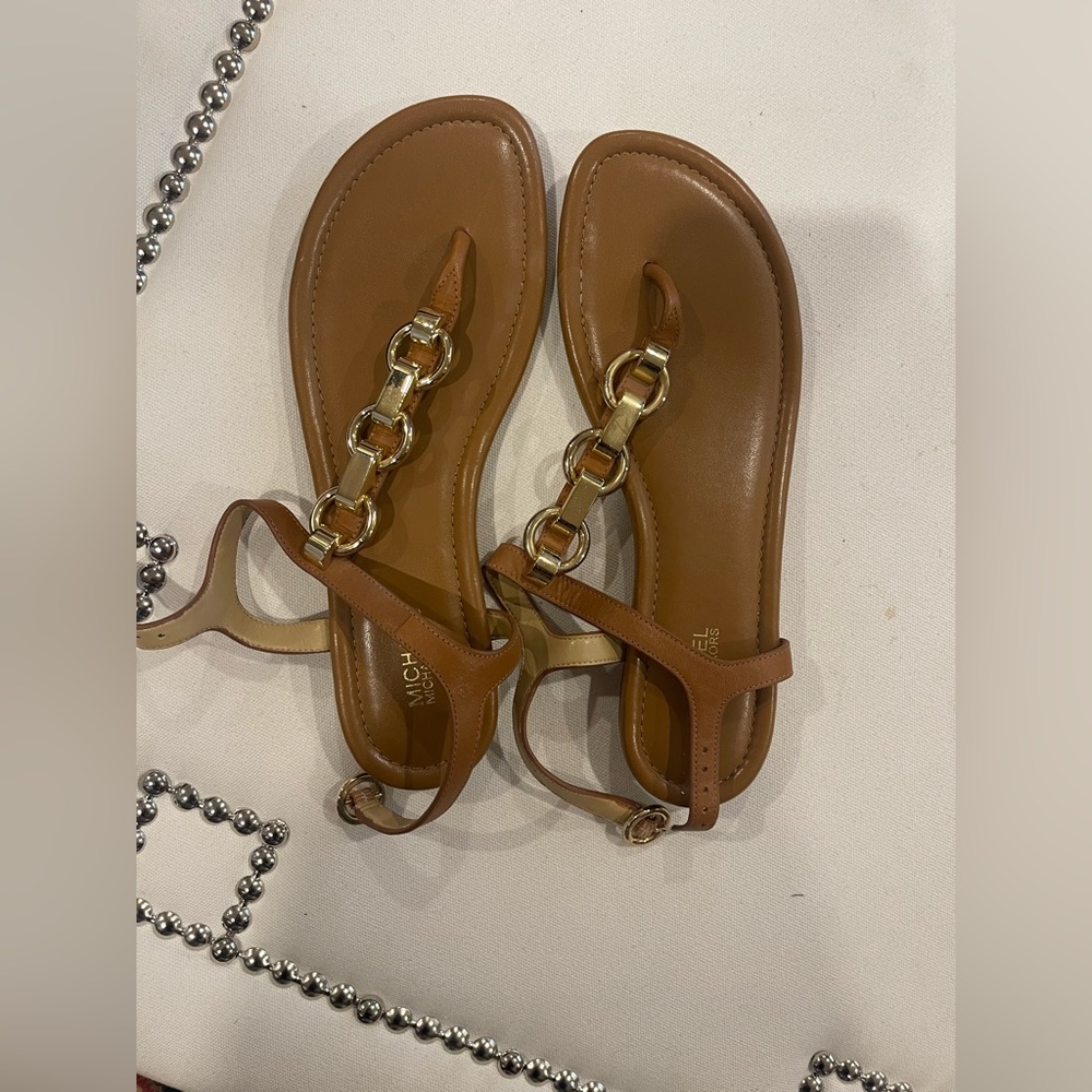 Michael Kors Chain leather Sandals